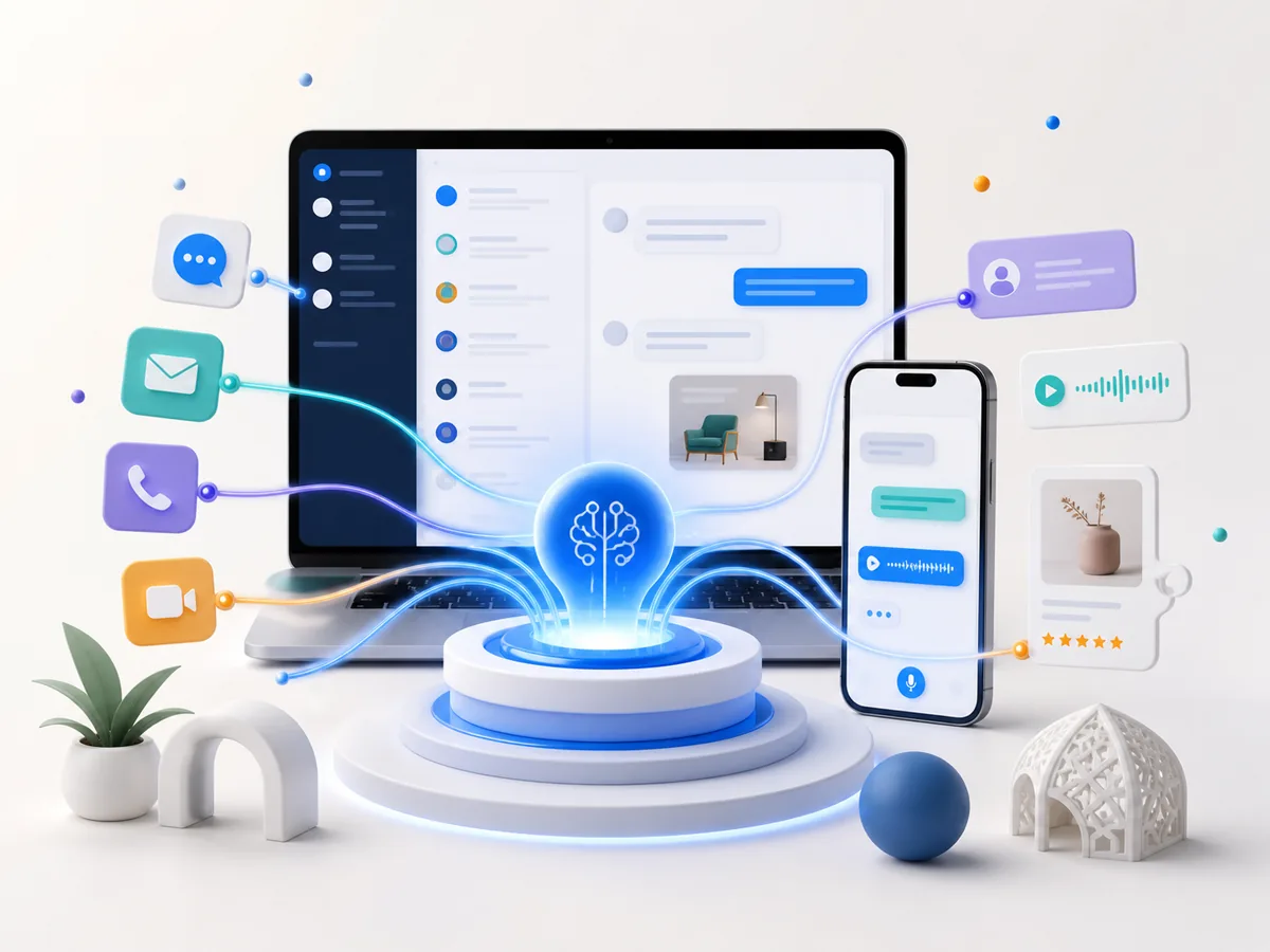 Thikaa unified AI inbox across customer channels