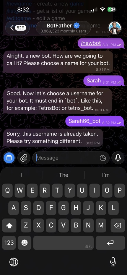 اختر اسم المستخدم